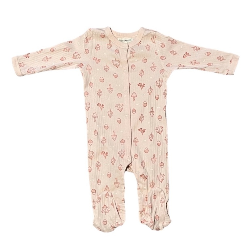 Girls 3-6M Zip Bottom Up Pajama